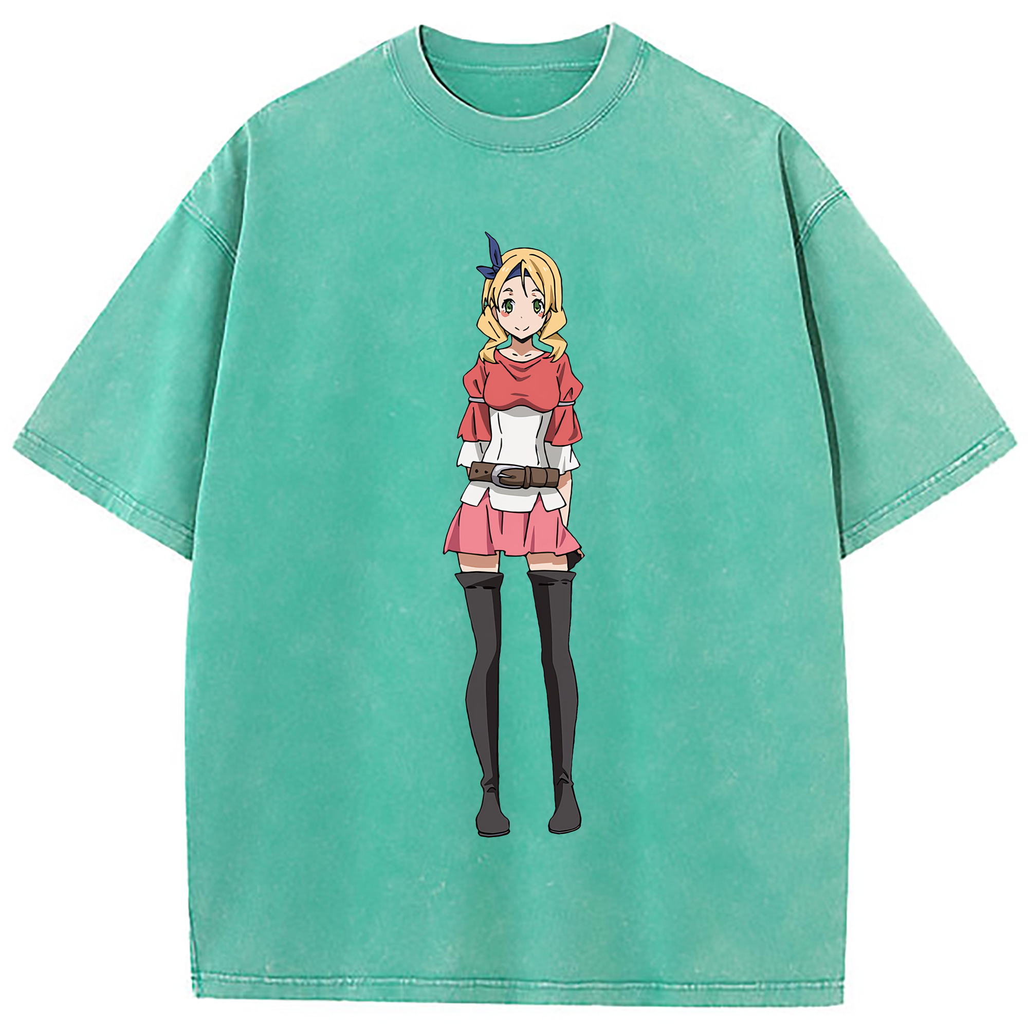 （画像用） 転スラ Regarding Reincarnated to Slime 綿100% ヴィンテージ風 半袖Tシャツ（フロントプリント）